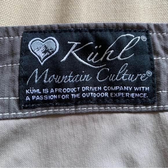 Kuhl Mountain Culture Women's 10 Khaki Capris Cropped Pants Embroidered Outdoor - Picture 16 of 16